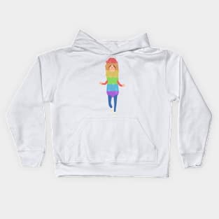 Rainbow Pickle Linda Kids Hoodie